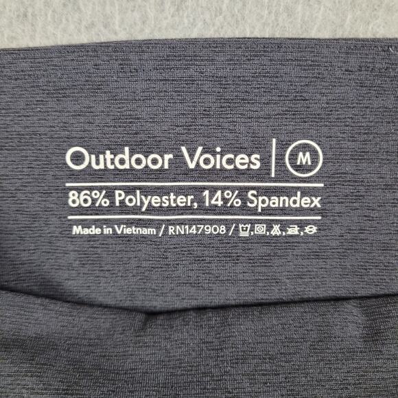 Outdoor Voices Leggings Womens Size Medium Gray Hidden Pocket - Picture 6 of 11